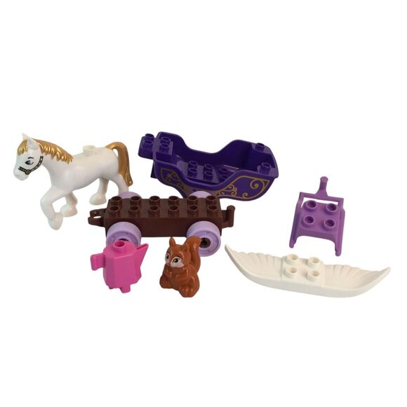 Lego Duplo Disney Sophia the First Carriage w/Horse Wings Rabbit Teapot Figures - Picture 10 of 11